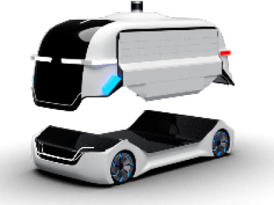 微巴士VENBUS®系列之无人快递售货车简介